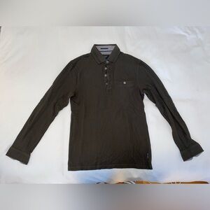 Ted Baker Long Sleeve Polo - Men’s Small (Color: olive)